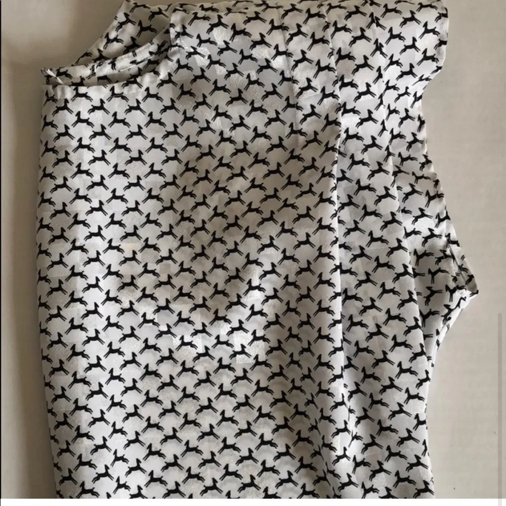 Vintage Fashion Bar Animal Print Blouse - Picture 6 of 7